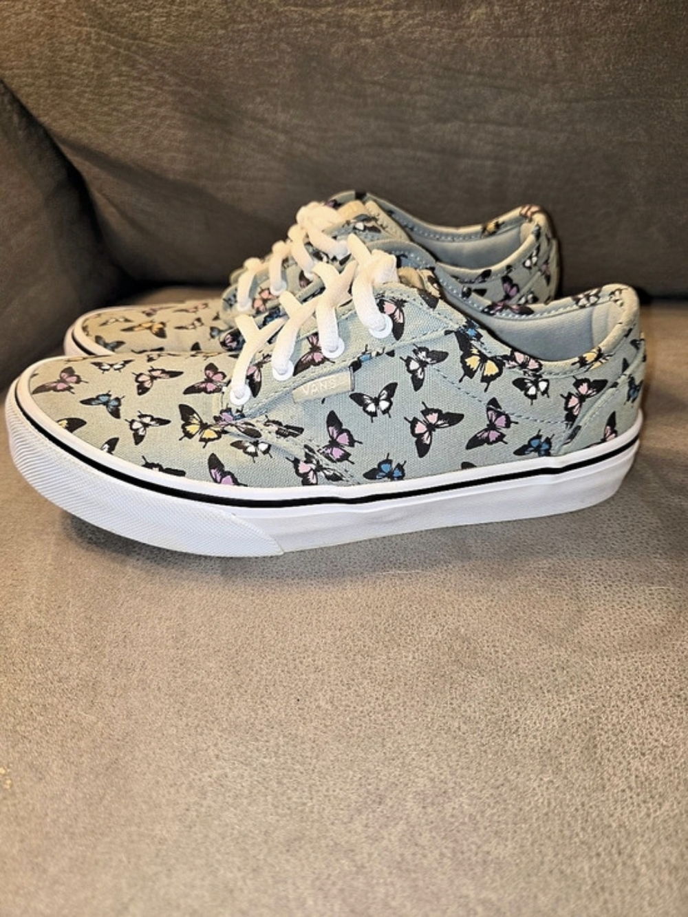 Vans Ward Lo Pro Butterfly Print Sneakers US 4.0
